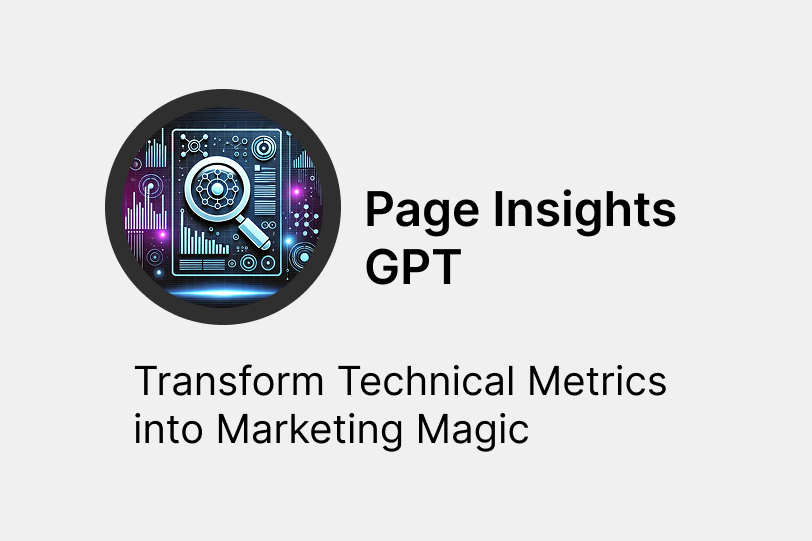 Page Insights GPT - AI Tools project screenshot showing the interface